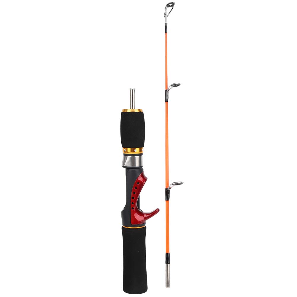 Pwshymi 52cm Ice Fishing Rod - Lightweight Casting & Spinning Fishing Pole for Winter Ice Fishing, Boat Fishing, and Outdoor Adventures | Perfect for Freshwater & Saltwater Anglers