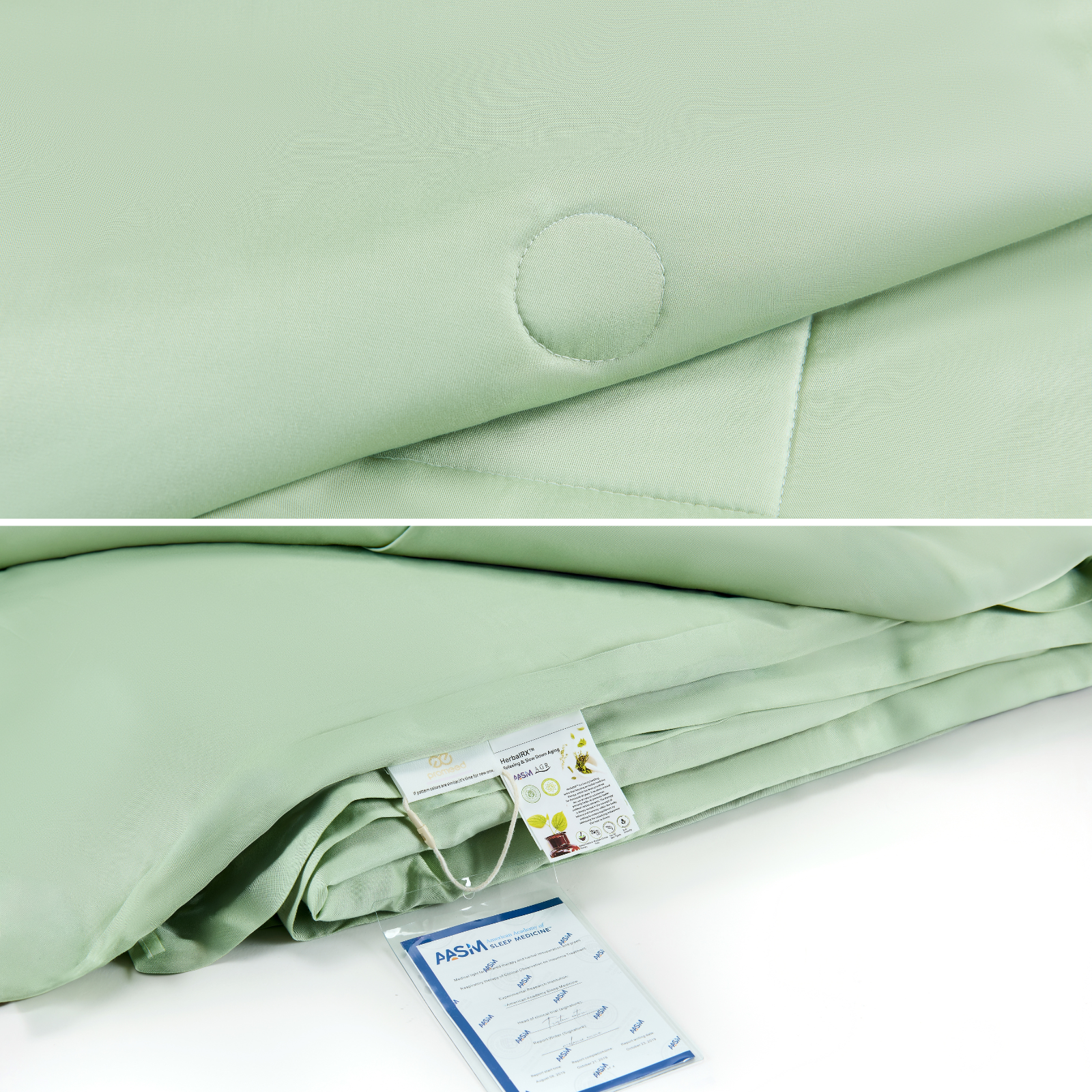 HerbalRX™ Natural Sleep Aid Quilt - Soft & Comfortable Bedding for Insomnia Relief, Stress Reduction & Deep Sleep - Perfect for Adults, Couples & Home Use