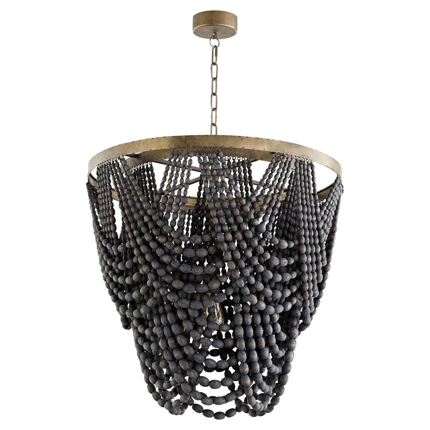 Cyan Design 11245 Black Wide Hammock Pendant Light - Modern Farmhouse Ceiling Lighting for Dining Room, Kitchen Island & Bedroom