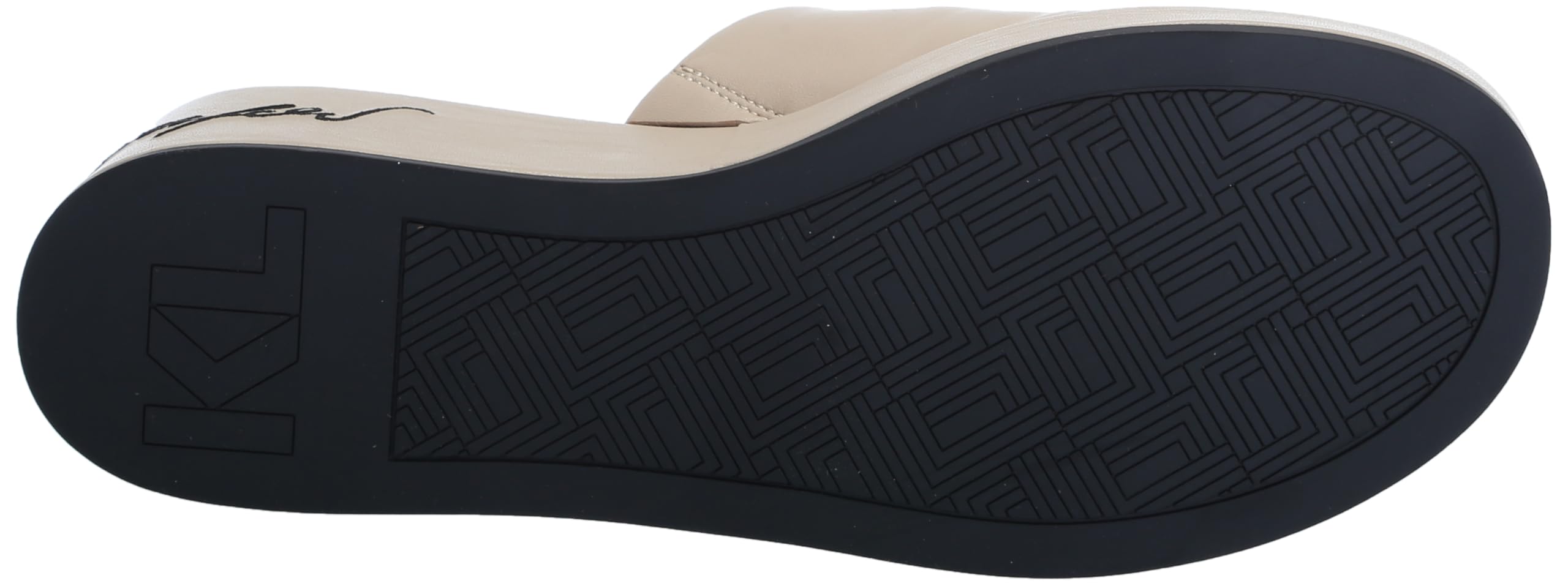 KARL LAGERFELD Women's Calvina Espadrille Wedge Sandals - Comfortable Summer Casual Shoes for Beach, Vacation & Everyday Wear