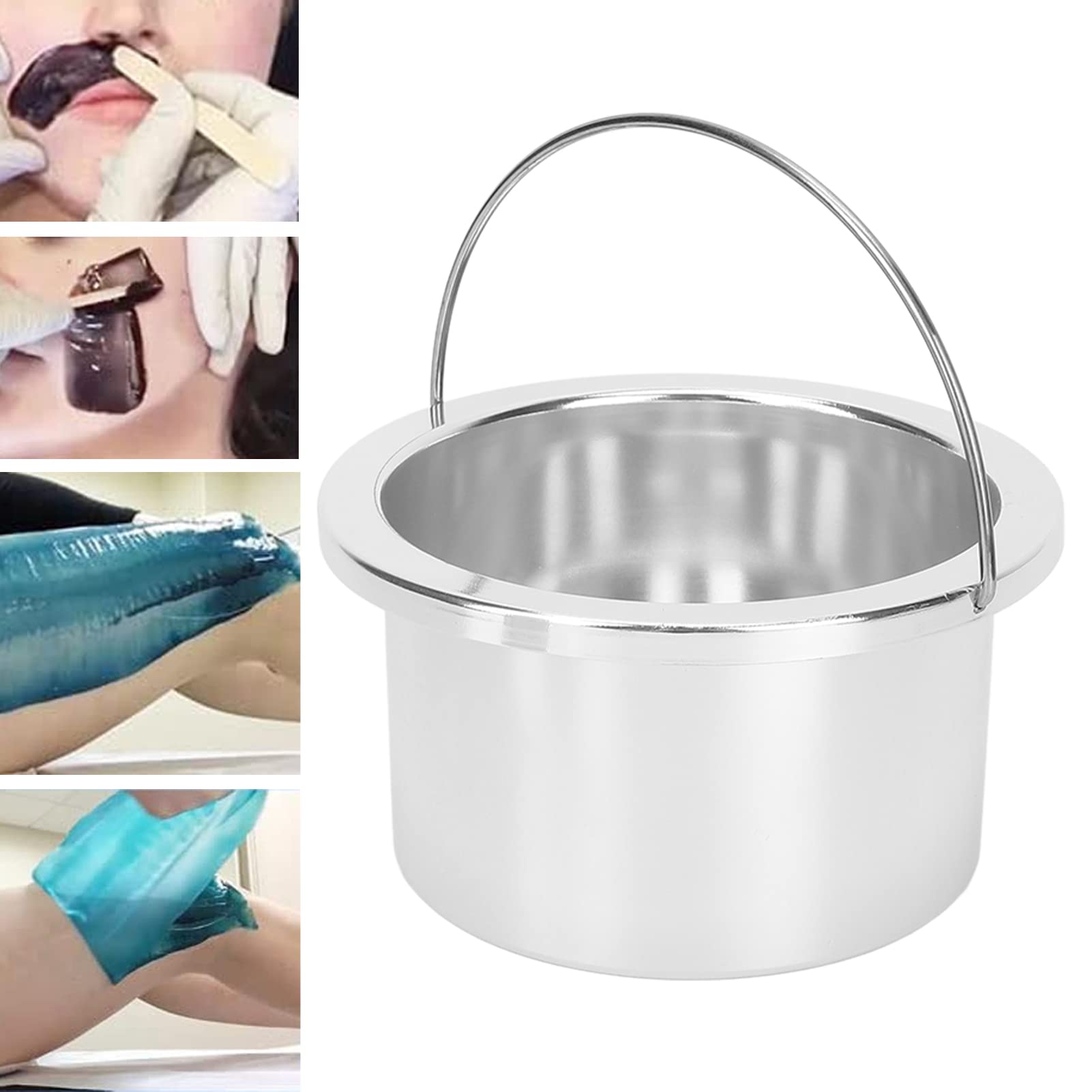 100mm Wax Warmer Replacement Pot - Portable Inner Wax Bowl for Hair Removal Machine | Durable Wax Melting Container for Salon & Home Use | Perfect for Professional Waxing & DIY Hair Removal