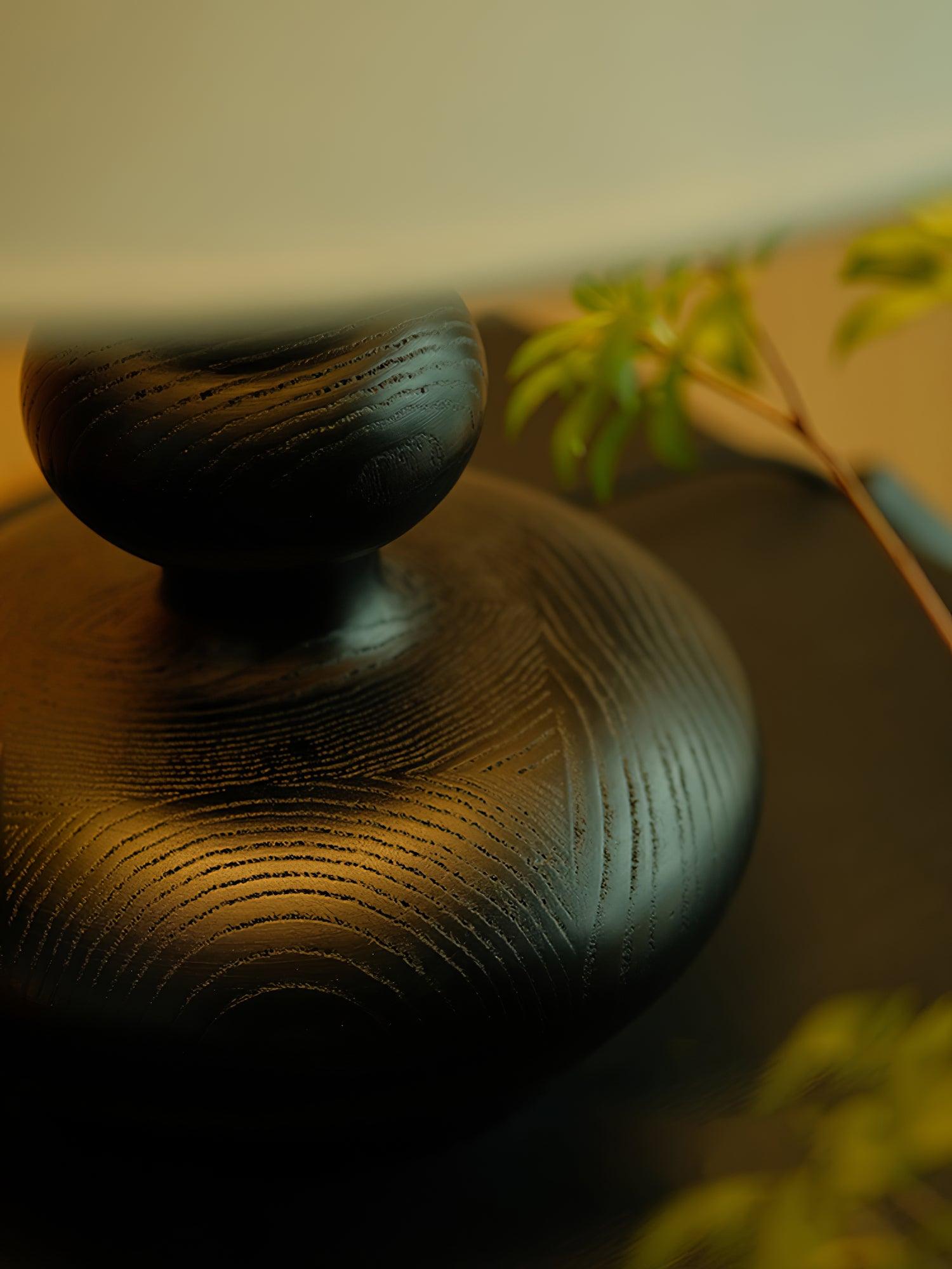 Handmade Creative Gourd Table Lamp - Natural Home Decor Lighting for Bedroom, Living Room & Office - Perfect Boho Night Light for Relaxing Ambience