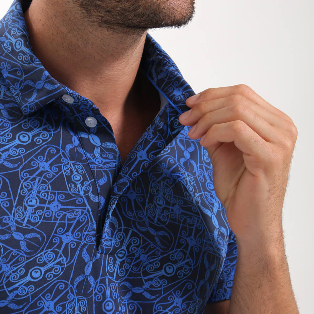 ANYONE | LIGHT H.D JERSEY SUNBLOCK® POLO Shirt - UPF 50+ Sun Protection, Moisture-Wicking & Breathable | Men's Casual Golf & Outdoor Performance Shirt - Perfect for Summer Sports, Beach & Travel