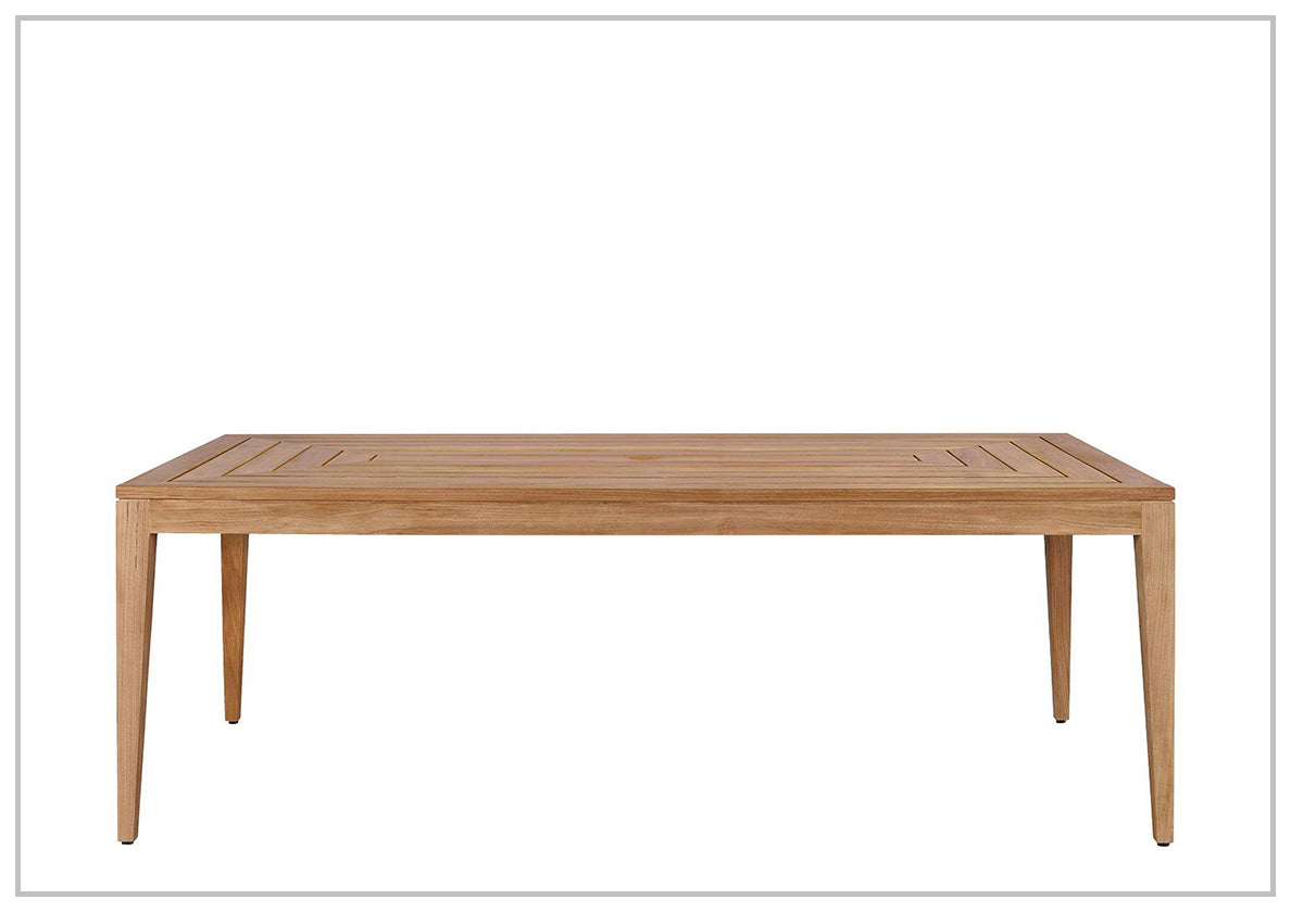 Chesapeake Outdoor Dining Table - Weather-Resistant Universal Furniture for Coastal Living - Perfect for Patio, Deck, and Backyard Entertaining