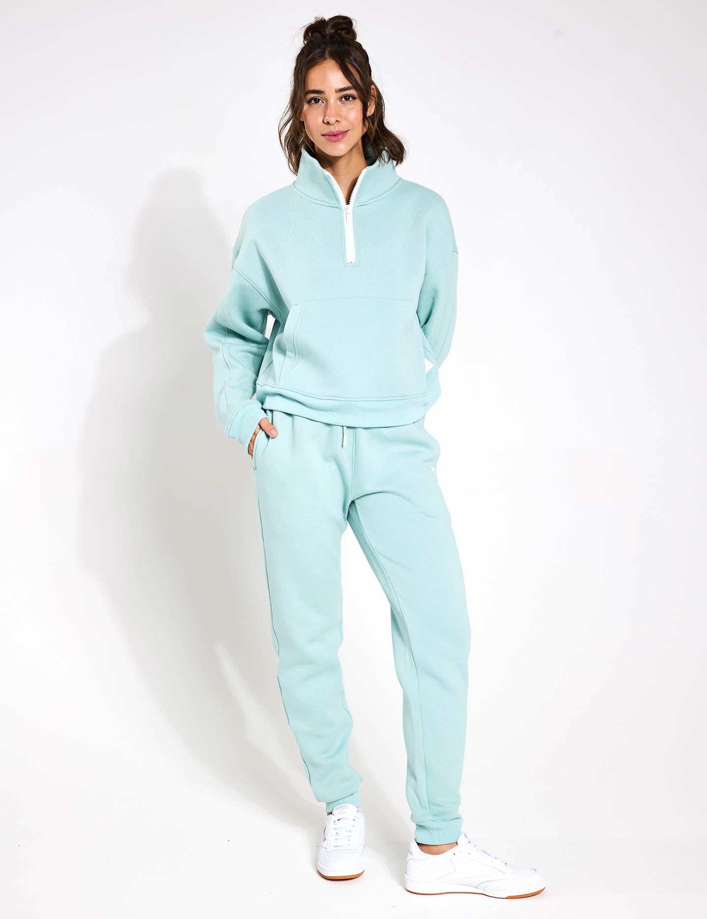 Rihanna Outfit Set - Sage Green Women's Fashion 2-Piece Coord | Perfect for Casual Wear, Street Style & Instagram Outfits