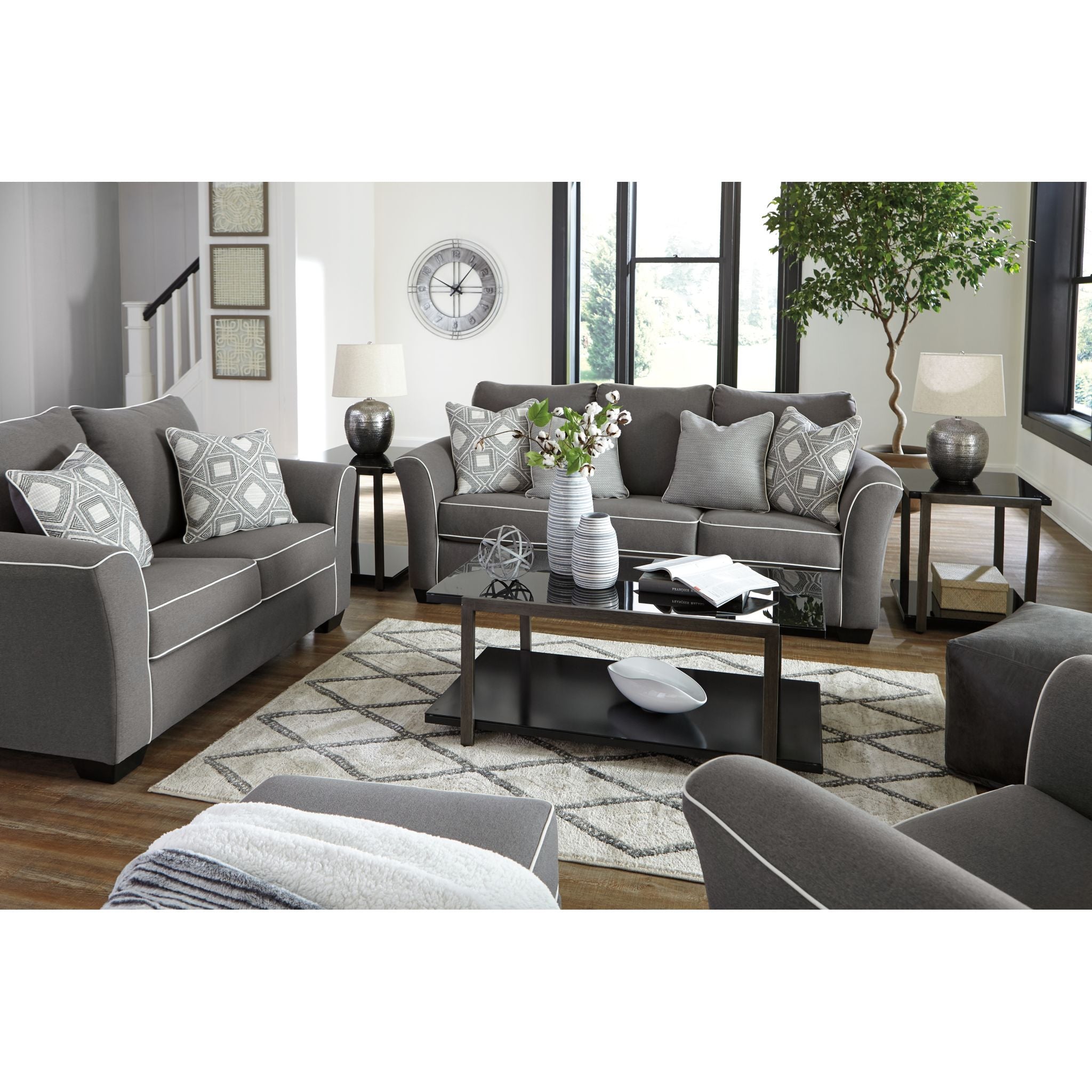 Domani Ottoman Storage Bench - Modern Upholstered Footrest & Seat with Hidden Storage | Perfect for Living Room, Bedroom, or Entryway