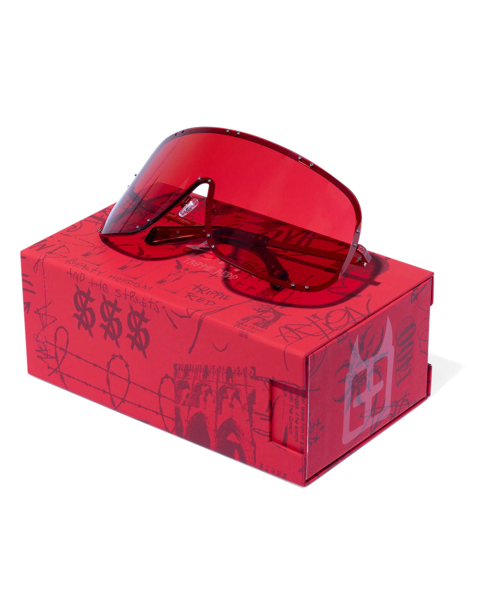 TYRELL TRIPPIE REDD SUNGLASSES - Stylish UV Protection Sunglasses for Men & Women - Perfect for Outdoor Activities, Beach, Driving & Fashion