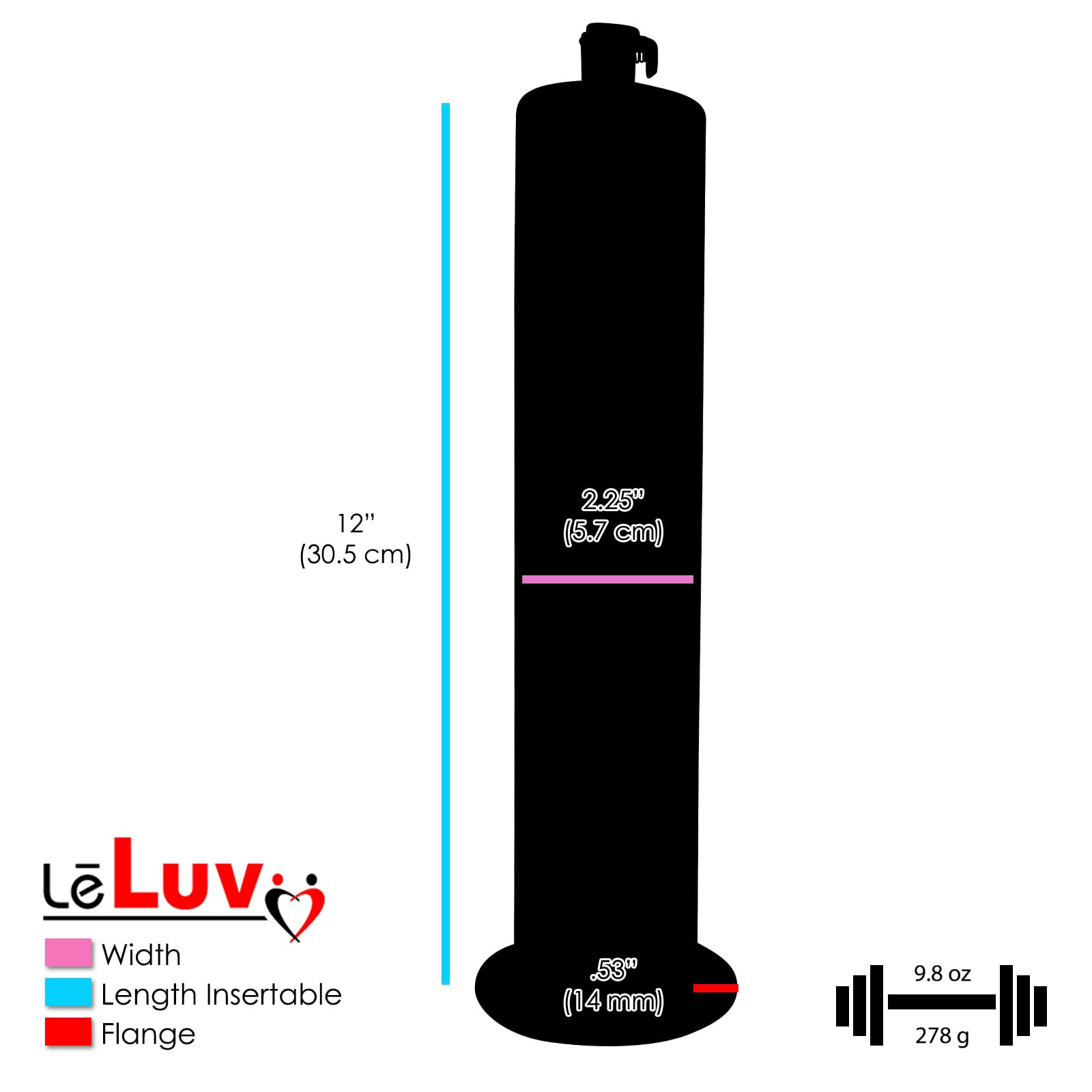 LeLuv Ultima Vibrating Penis Pump for Male Enhancement - 12