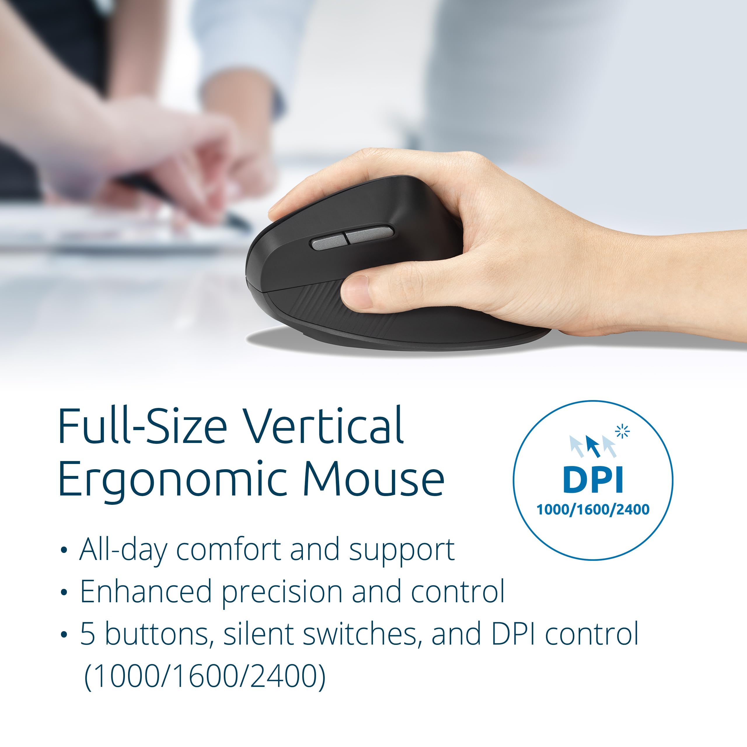 Kensington Pro Fit Ergo KM675 EQ Wireless Ergonomic Keyboard and Mouse Combo - Rechargeable Split TKL Keyboard, Bluetooth & 2.4GHz for 3 Devices, Programmable Keys (Black, K75492US) - Perfect for Office Work, Gaming & Home Computing