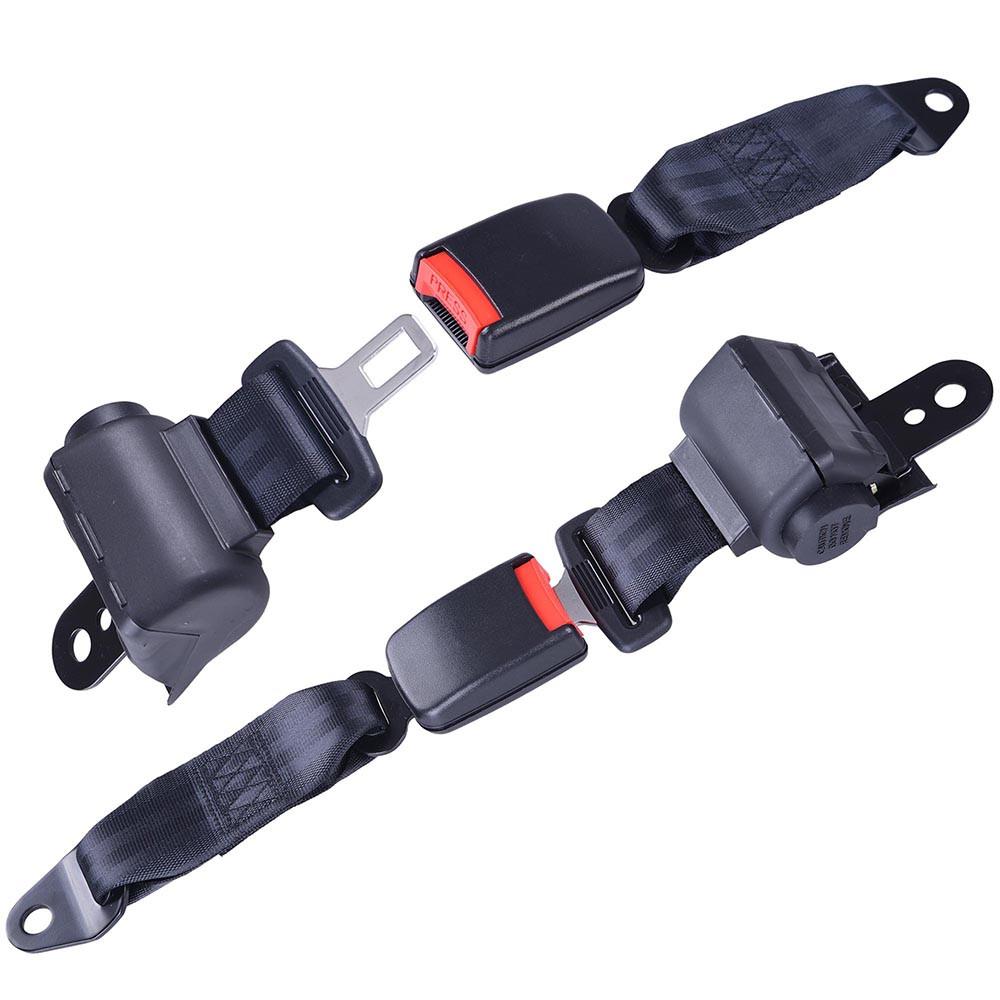TheLAShop 2-Pack Universal Retractable Seat Belts - 42