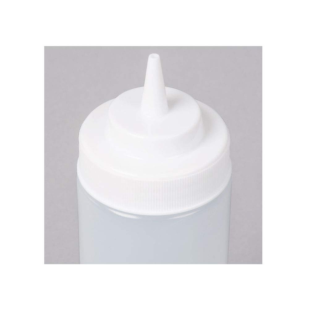 50-Pack 32 oz Clear Plastic Squeeze Bottles - Condiment Dispenser for Ketchup, Mustard, Syrup - Perfect for Restaurants, Catering & Home Kitchen Use