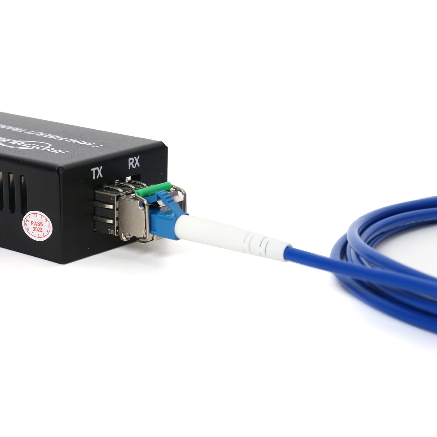 Gigabit Fiber to Ethernet Media Converter Kit - LC Single Mode, 20km Fiber Optic Network, Plug & Play, Industrial SFP Modules | Point-to-Point Networking Solution for Office, Data Center & Industrial Applications