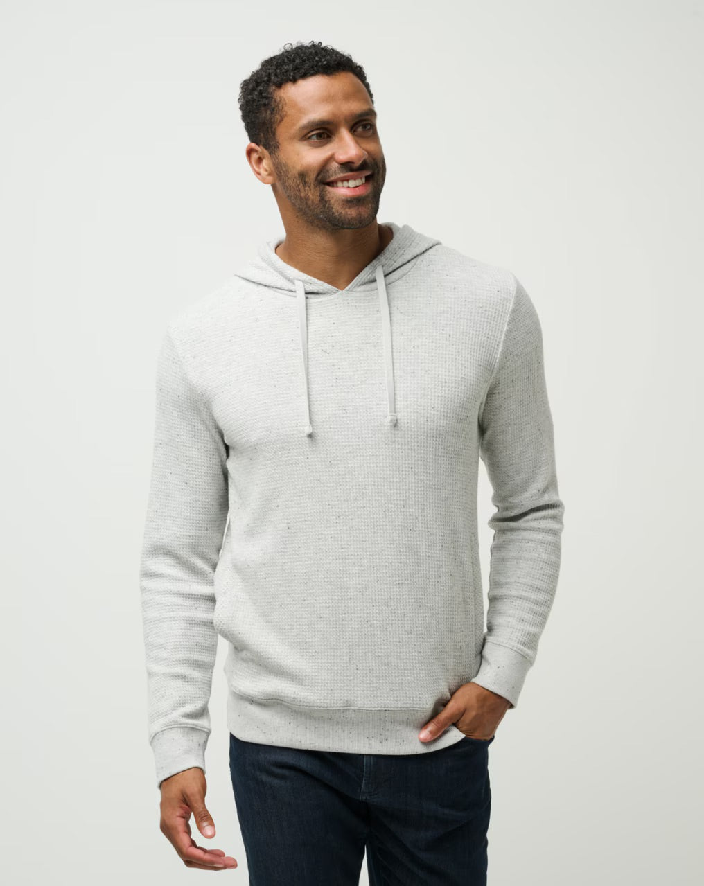 Cozy Cloud Waffle Hoodie for Women & Men - Soft Fleece Pullover Sweatshirt with Kangaroo Pocket - Perfect for Casual Wear, Lounge & Outdoor Activities