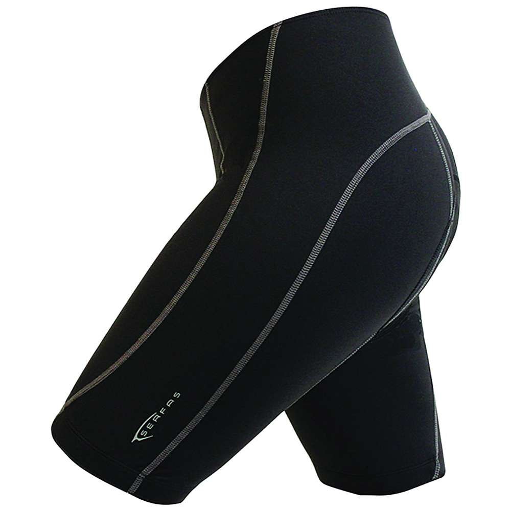 Serfas Women's Black Superleggera Gel Bike Shorts - Comfortable Cycling Shorts with Gel Padding for Road & Mountain Biking, Workouts & Outdoor Sports