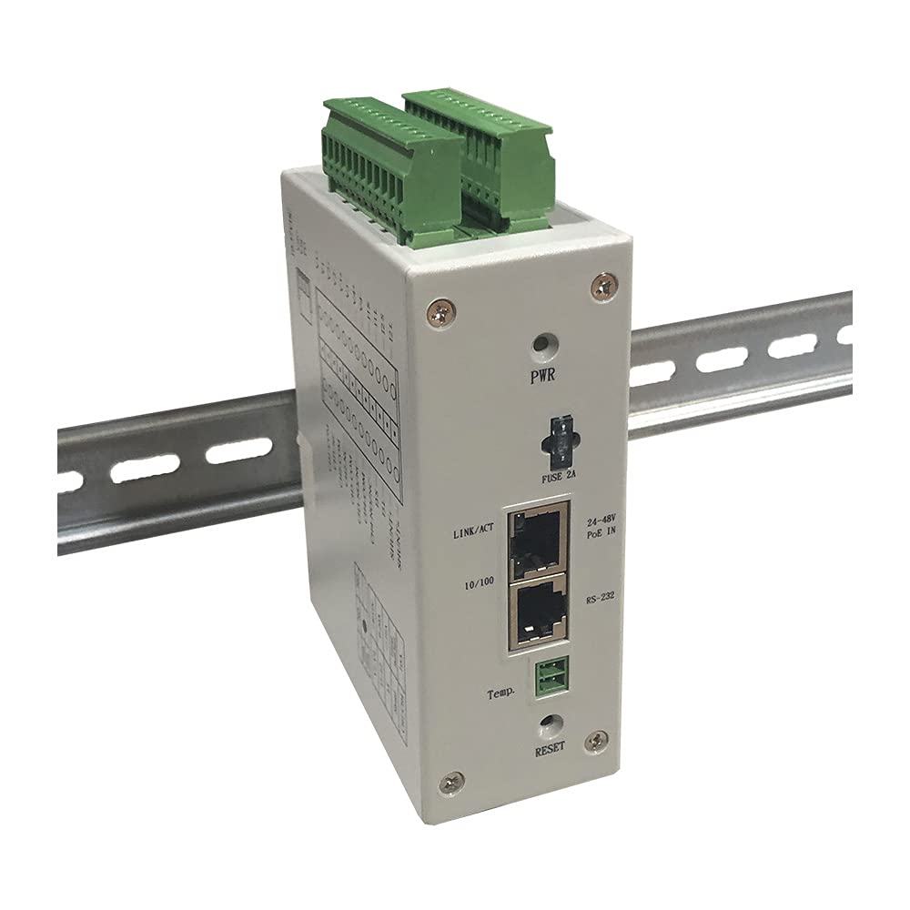 Tycon Power Systems TPDIN-Monitor-WEB3 - Remote Power Monitoring Station with Web/SNMP Access | Monitor 4 Voltages, 4 Currents & 2 Temperatures | 4 Relay Power Control | Ideal for Data Centers, Industrial Automation & Smart Grid Applications