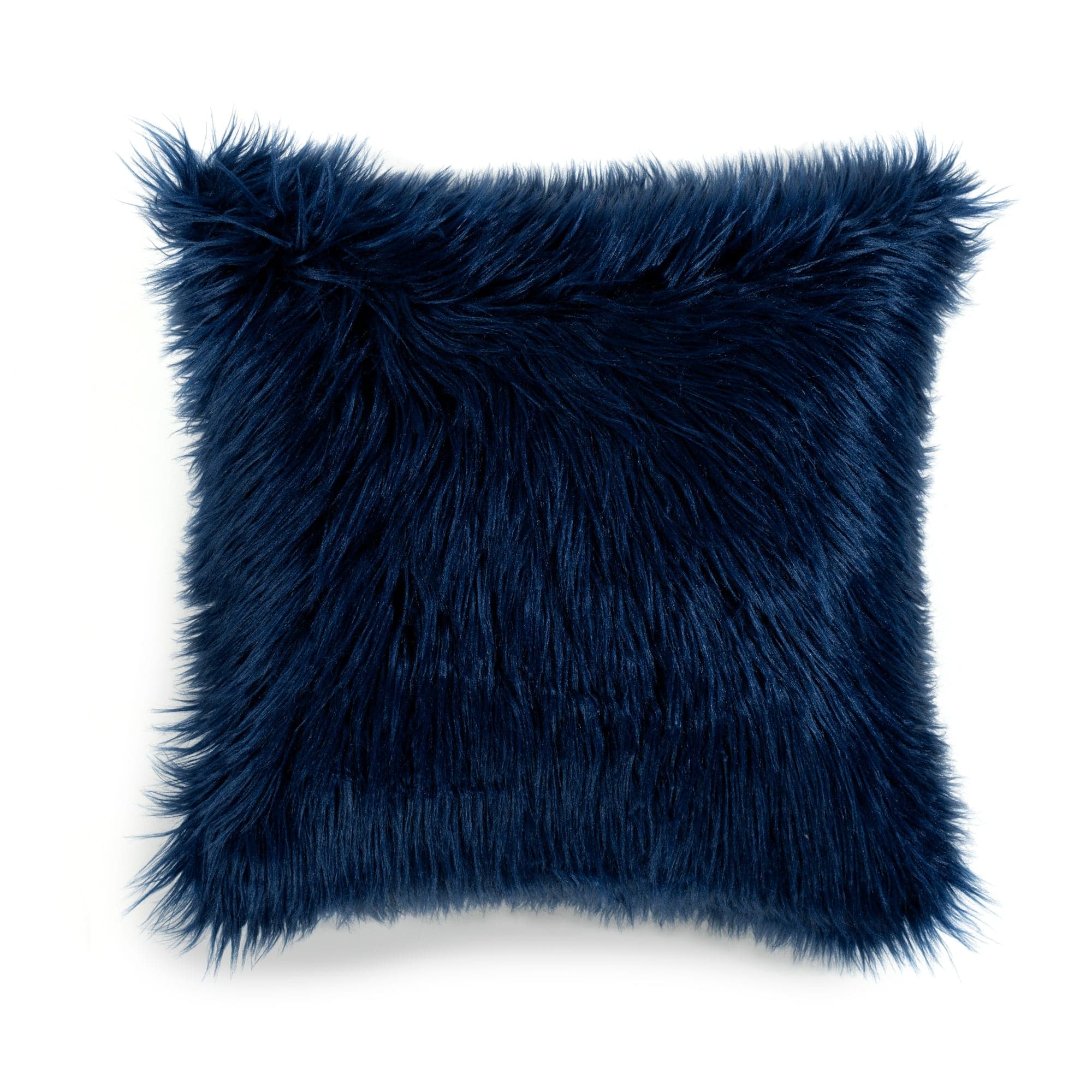 Soft Mongolian Luca Faux Fur Pillow Cover - Luxury Decorative Throw Pillow Case for Sofa, Bed, Couch - Cozy Home Decor for Living Room & Bedroom
