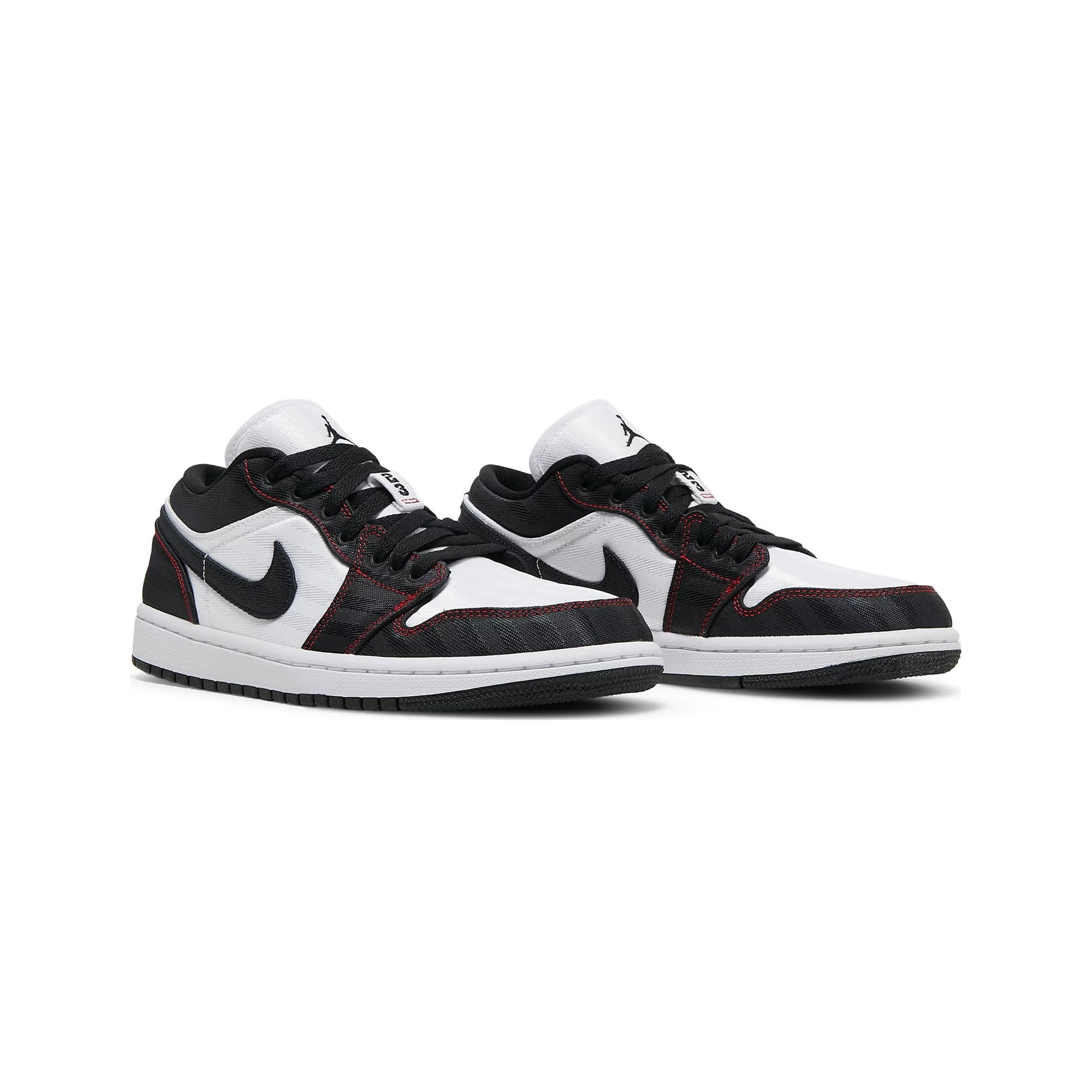 Air Jordan 1 Low SE Utility Sneakers - White Black Gym Red Women's Shoes (2021) | Casual Wear, Gym Training & Street Fashion