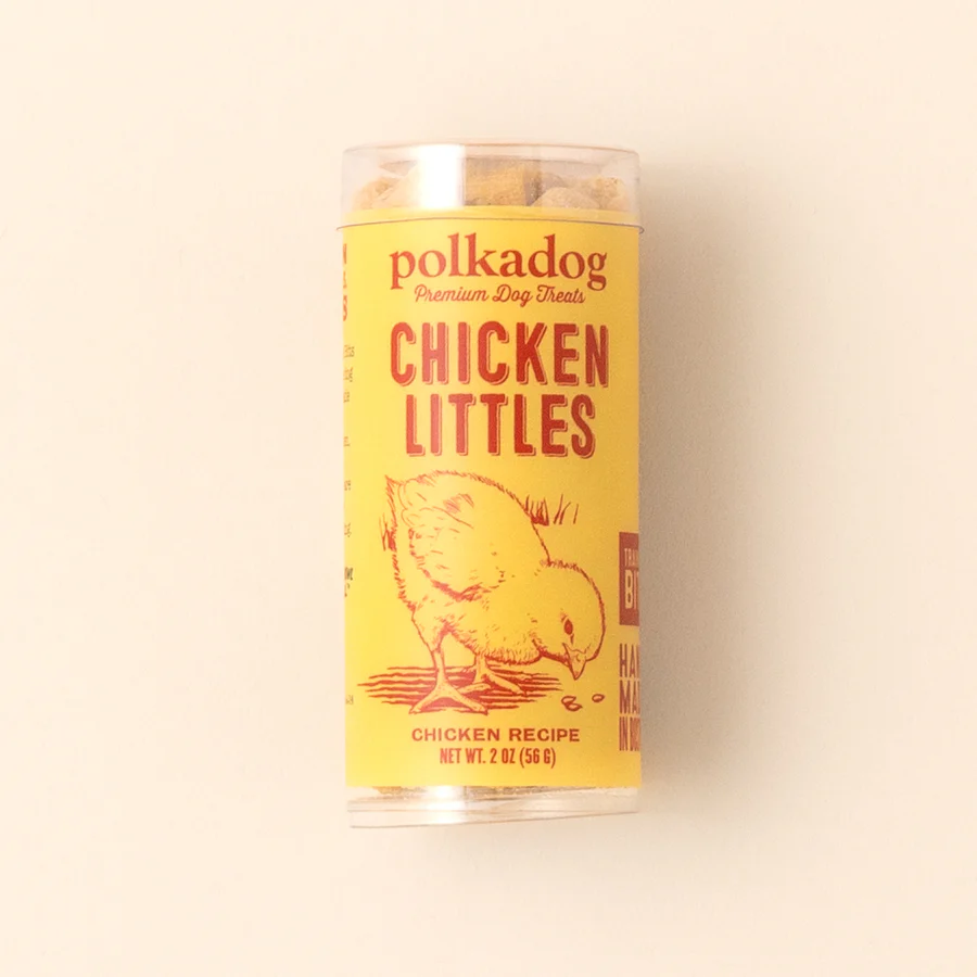 Polkadog Chicken Littles Mini Tube 2oz - Natural Grain-Free Dog & Cat Treats - Perfect for Training, Rewards & Travel Snacks