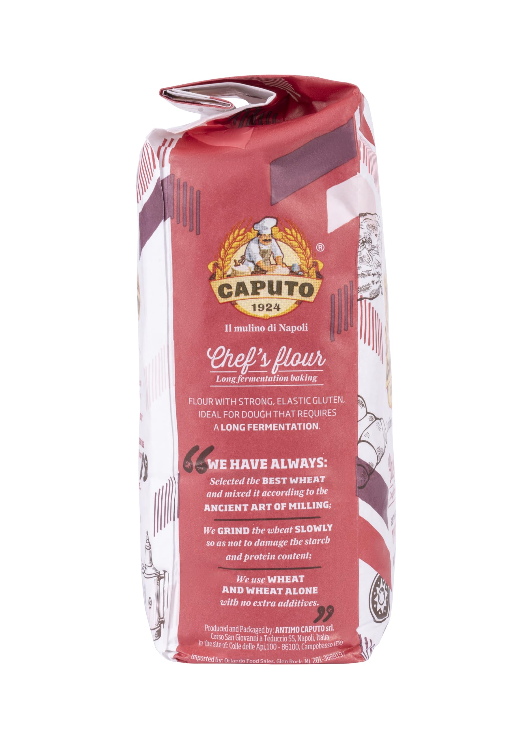 Antimo Caputo Chefs Flour 2.2 LB (Pack of 2) - Premium Italian 00 Double Zero Soft Wheat Flour for Homemade Pizza Dough, Artisan Bread & Fresh Pasta - Perfect for Neapolitan Pizza, Focaccia & Italian Baking