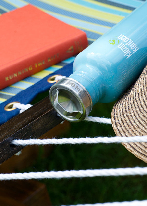 Klean Kanteen Stainless Steel Water Bottle with Loop Cap - Leak Proof & Eco Friendly for Hiking, Gym & Outdoor Adventures