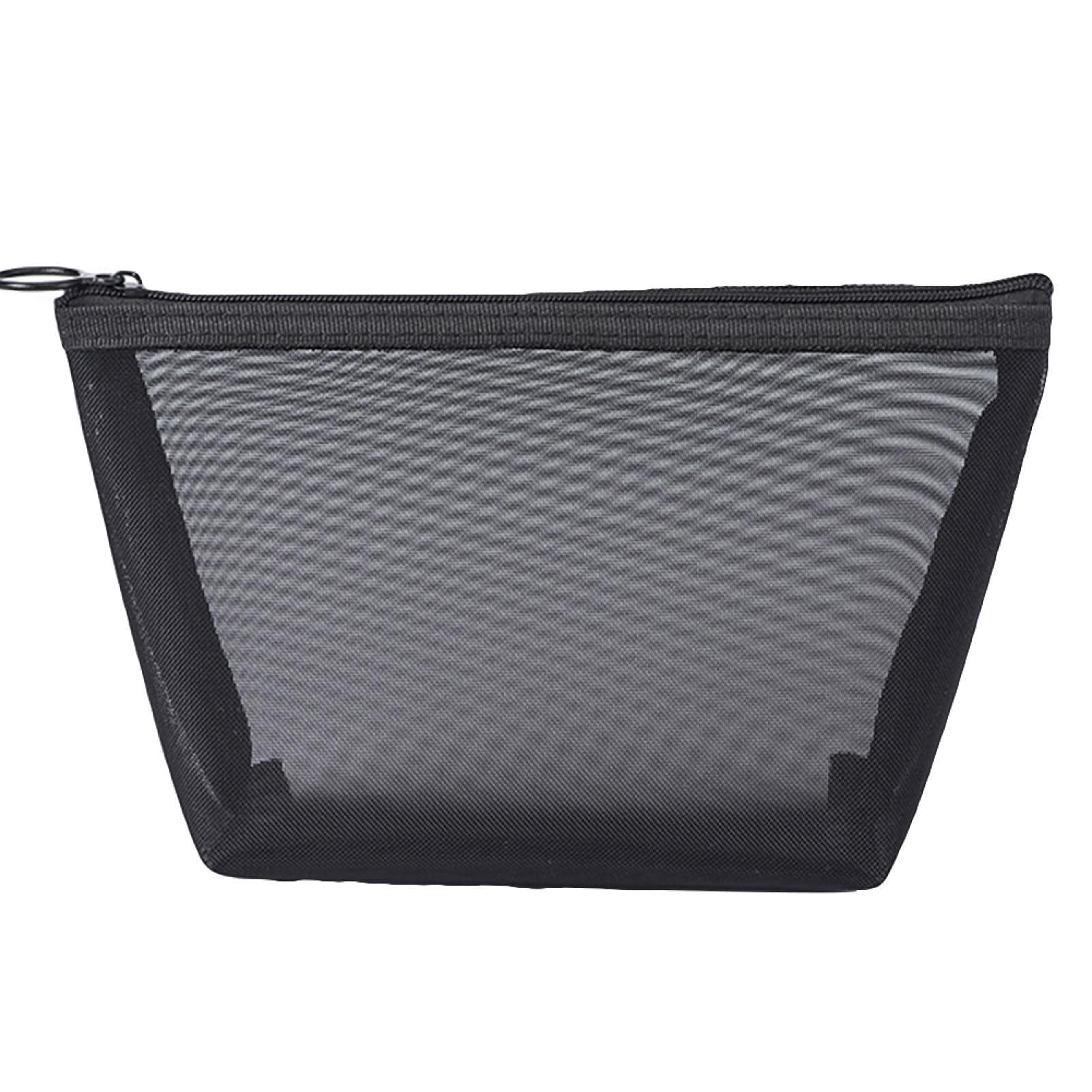 Portable Mesh Cosmetic Bag with Zipper - Travel Toiletry Organizer Pouch for Women - Waterproof Makeup Case for Bathroom, Gym, and Vacation Essentials Storage