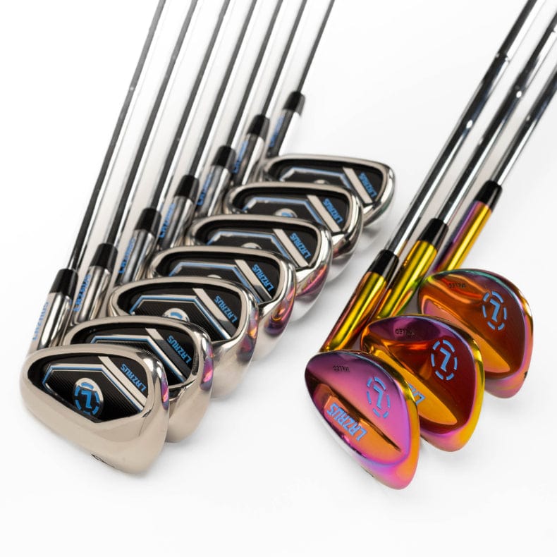 Lazrus Premium Golf Wedge & Iron Set (4-PW) for Right & Left Handed Players - Perfect for Practice, Tournaments & Improving Your Short Game