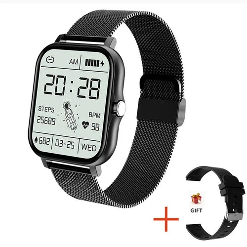 Black With Mesh Strap