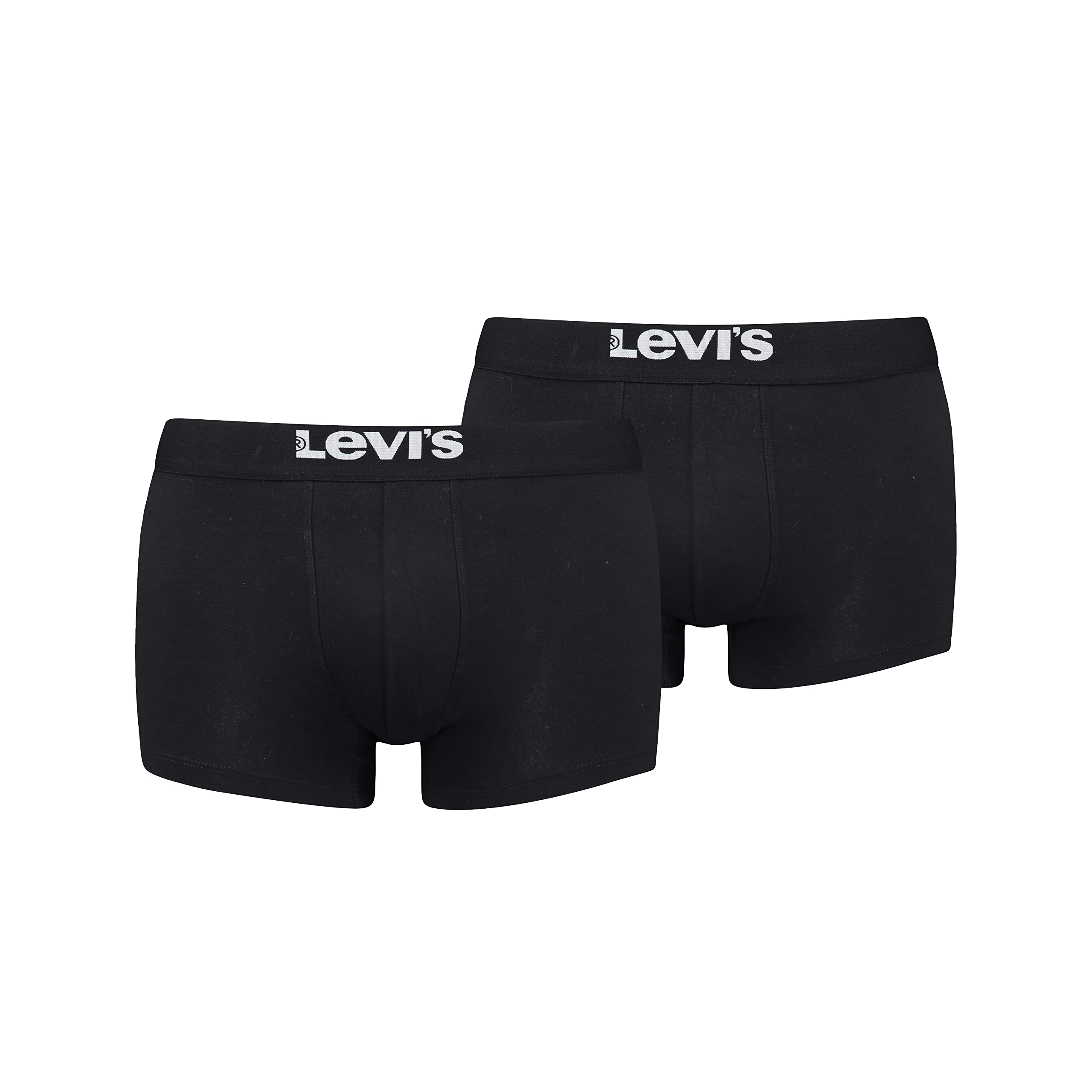 LEVI'S Men's Cotton Boxer Briefs (2-Pack) - Soft, Breathable Underwear for Everyday Comfort & Active Lifestyles
