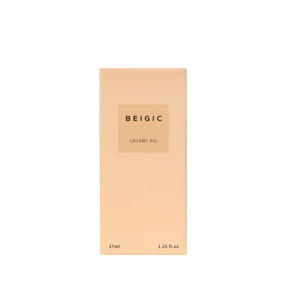 BEIGIC Lucent Oil 37ml - Natural Face Moisturizer for Glowing Skin | Hydrating & Nourishing Facial Oil for Day & Night Use | Perfect for Dry, Sensitive & Mature Skin Care Routine