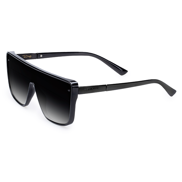 Sustainable Rayz Limited Edition Black Square Sunglasses - Eco-Friendly UV Protection for Outdoor Activities, Travel & Fashion