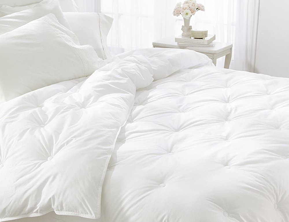 Restful Nights Down Alternative Comforter - Hypoallergenic Duralux Synthetic Fiberfill Bedding for All Seasons | Perfect for Master Bedroom, Guest Room & Dorm Comfort
