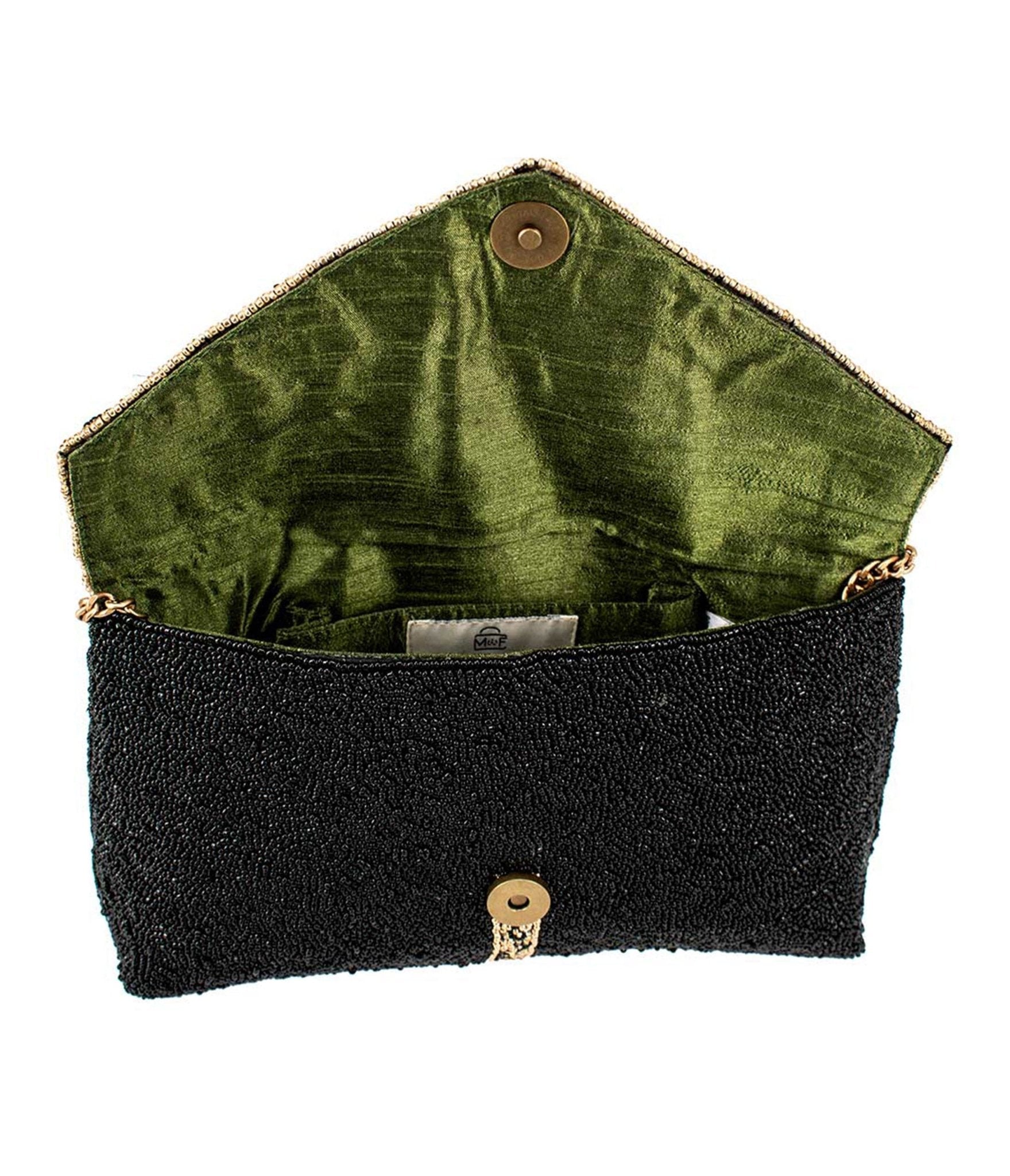 Mary Frances Olive You Crossbody Clutch - Stylish Vegan Leather Purse for Women | Perfect for Date Night, Parties & Evening Events
