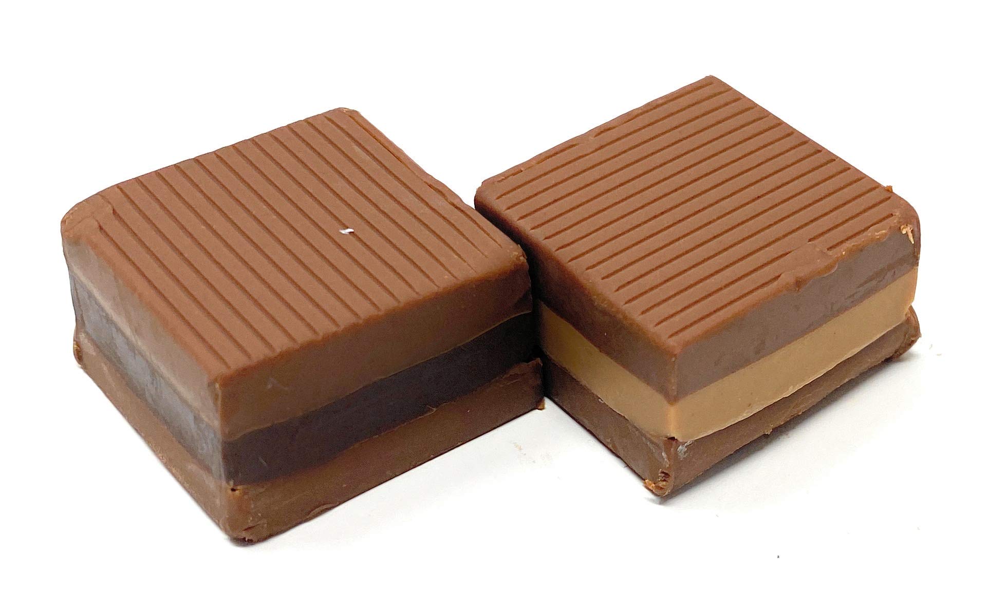 Premium Cremino Layered Gianduia Chocolate with Rich Hazelnut & Dark Chocolate Center - Assorted Flavors 750g (70-75 pcs) - Perfect for Gifts, Parties & Gourmet Dessert Platters