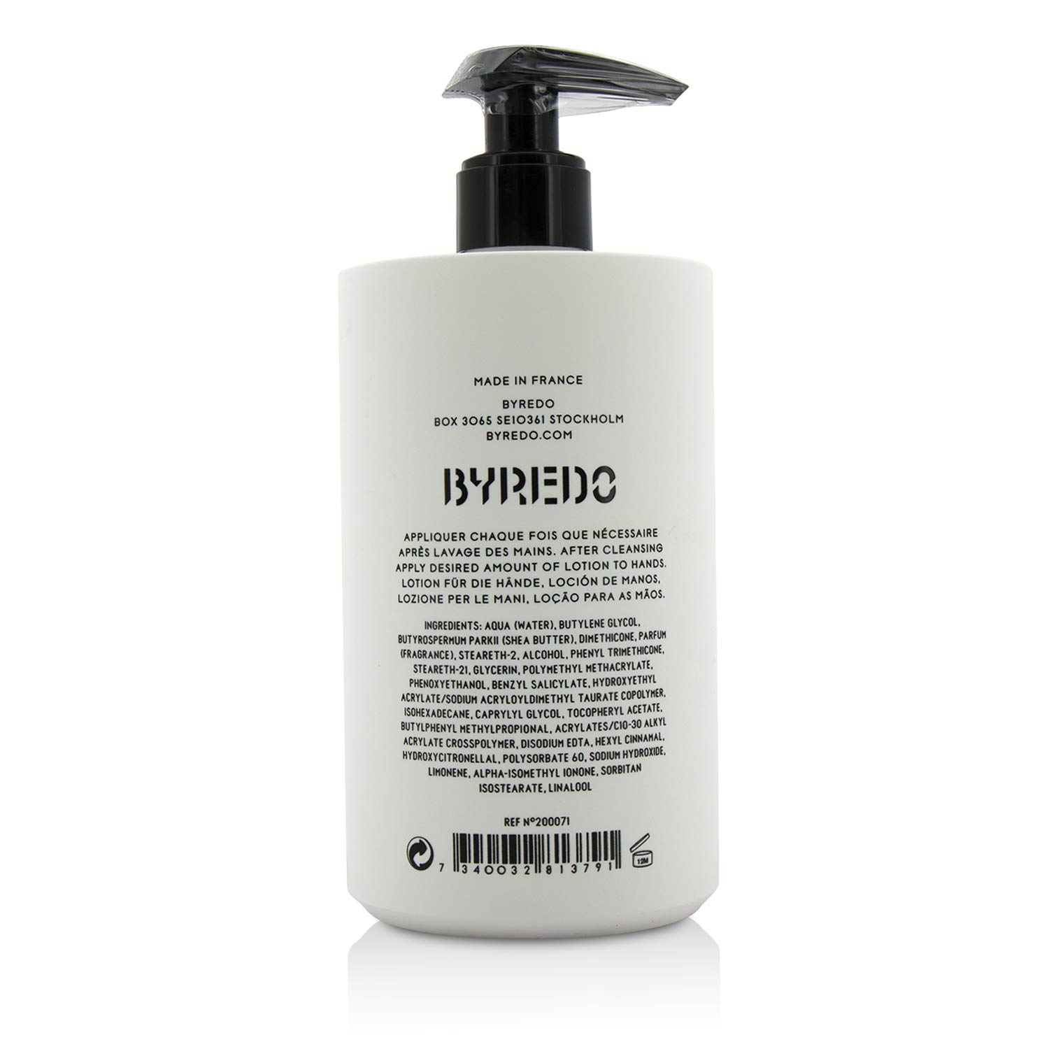 Byredo Suede Hand Lotion 15.2 Fl Oz - Luxurious Moisturizing Cream for Dry Hands, Perfect for Home, Office & Travel Skincare Routine