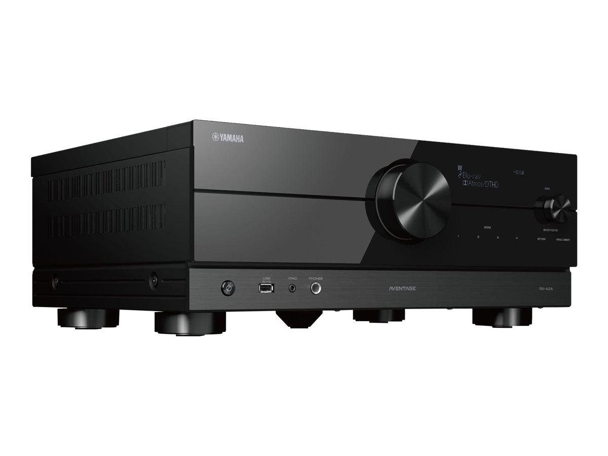 Yamaha RX-A2A 7.2-Channel AV Receiver for Home Theater - 8K HDMI, Dolby Atmos, MusicCast - Perfect for Movies, Gaming & Music Streaming