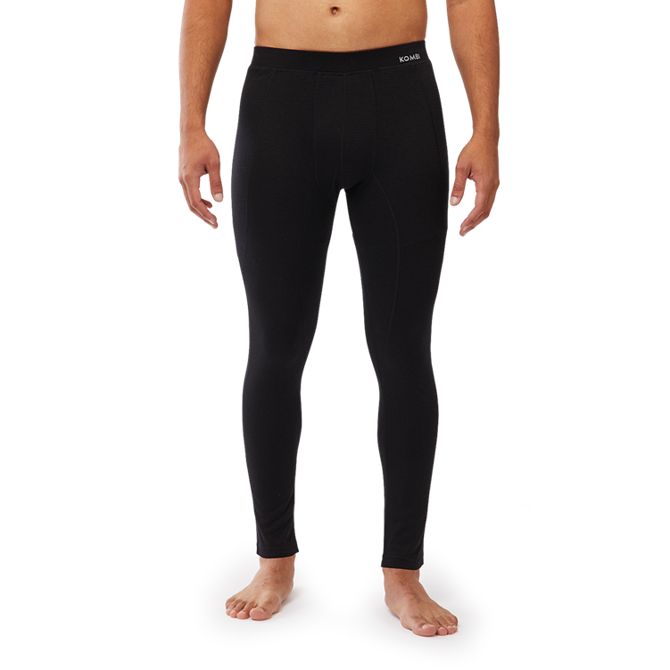 Kombi MerinoMIX PRO Men's Thermal Base Layer Bottoms - Warm Winter Underwear for Skiing, Hiking & Outdoor Activities