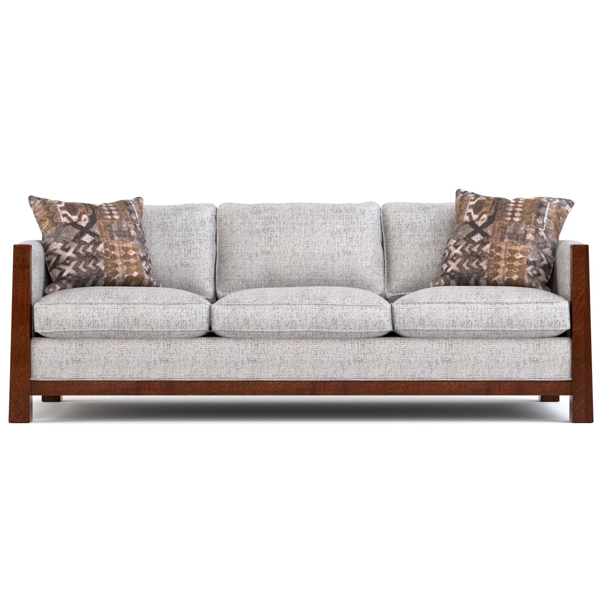 Highlands Sofa - Modern Comfortable Couch for Living Room, Bedroom & Office - Premium Fabric Upholstered Sectional Sofa with Sturdy Frame - Perfect for Relaxing, Entertaining & Small Spaces