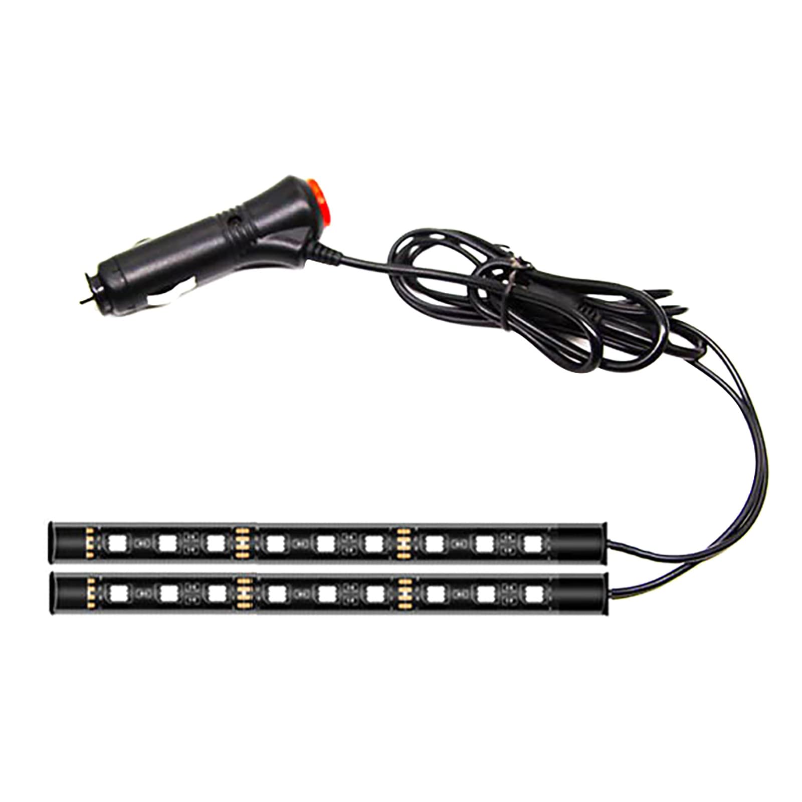 Car LED Music Sync Lights - Single Color Blue Neon Strip for Interior Atmosphere & Tow Car Accessories | Perfect for Night Driving, Parties & Car Shows