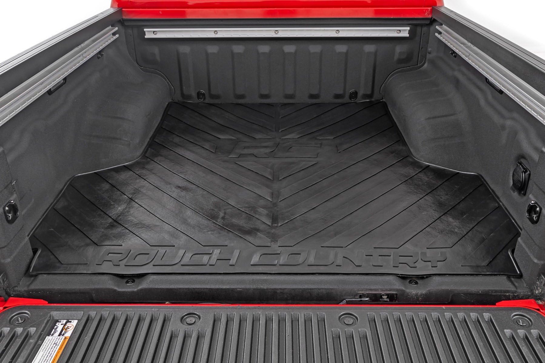 Rough Country Non-Slip Rubber Truck Bed Mat for Nissan Frontier (2005-2024) | Fits 5' (60