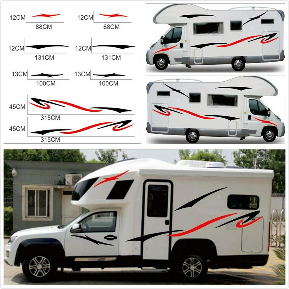 Fesjoy Car Decals - Waterproof Self-Adhesive Auto Body Stickers for Trucks, RVs, Trailers & Campers | Custom Vehicle Graphics for Outdoor Adventures & Road Trips
