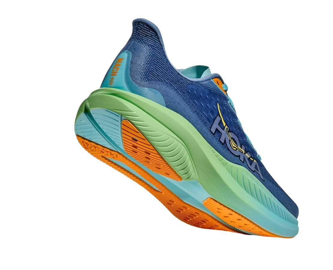 Hoka Mach 6 Running Shoes for Men - Lightweight Race Shoes in Dusk Shadow | Perfect for Marathon Training & Road Racing