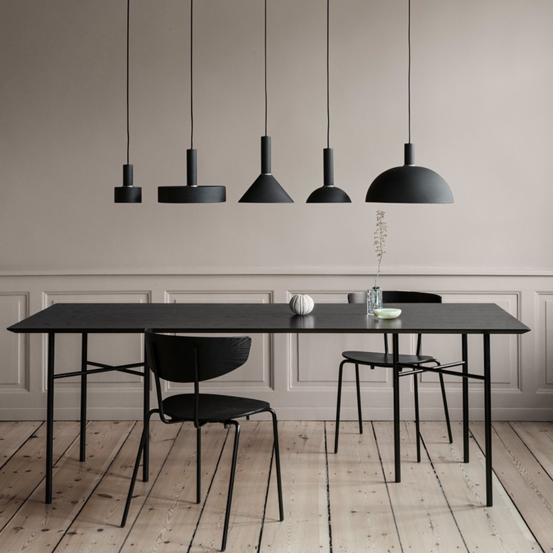 Ferm Living Disc Shade Collection - Modern Scandinavian Pendant Lighting for Living Room, Bedroom & Dining Room Decor
