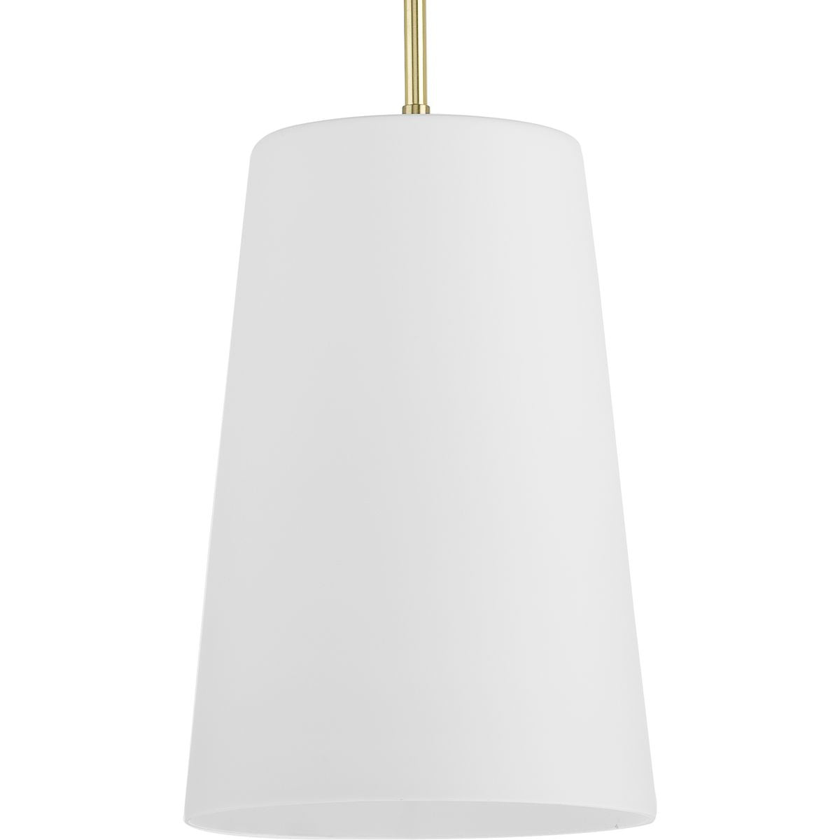 Clarion Collection One Light Etched White Pendant P500430 - Modern Glass Ceiling Light Fixture for Dining Room, Kitchen Island & Bedroom Lighting