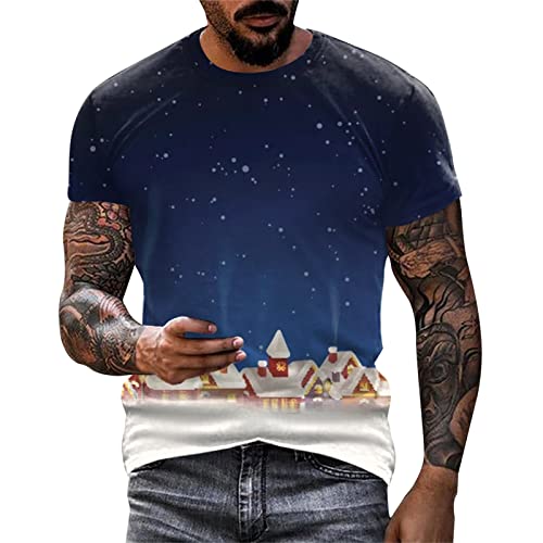 G07 Mens Christmas Shirt Snowflakes C