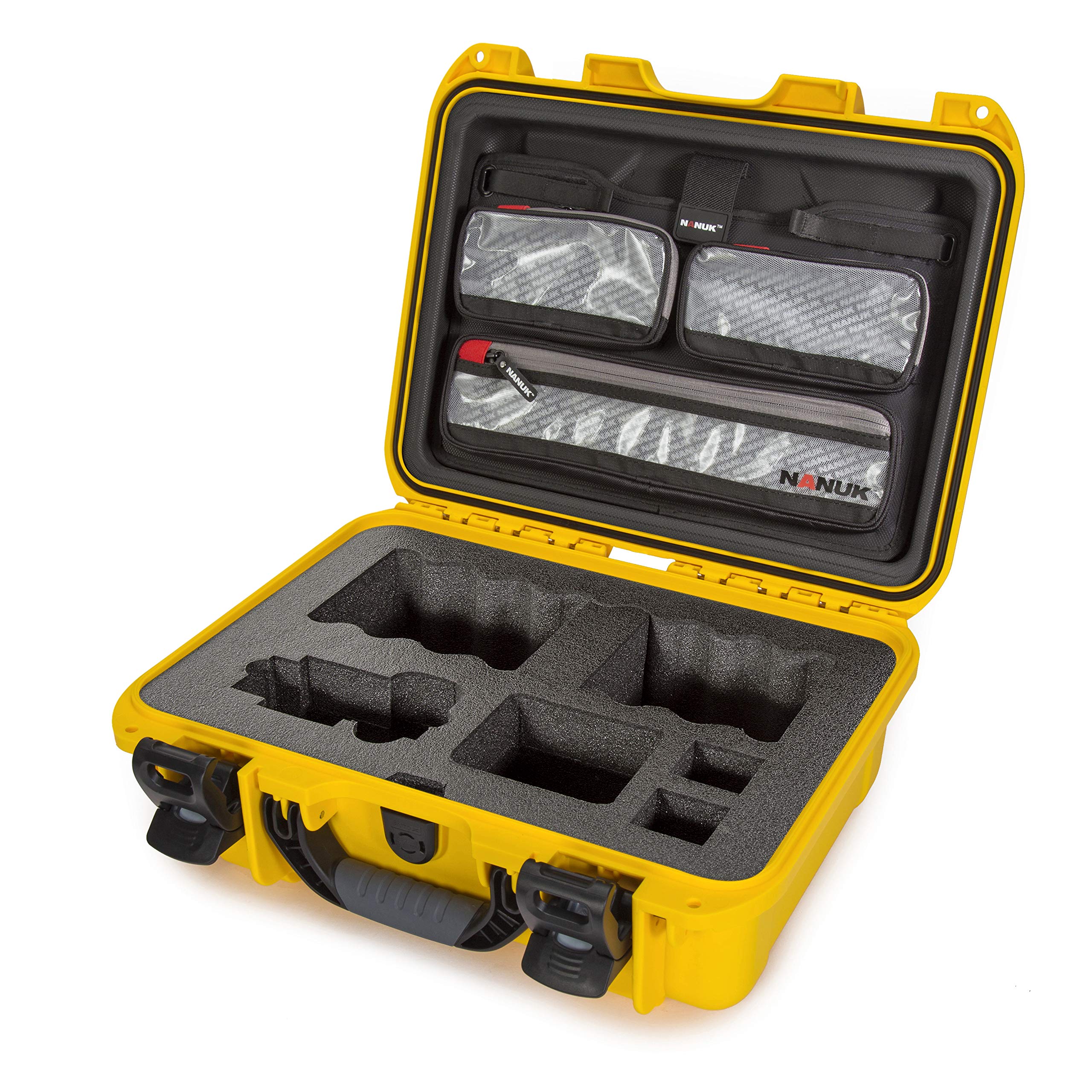 Nanuk Hard Cases with Secure Lid - Durable Storage for Travel, Photography & Outdoor Gear | Waterproof & Shockproof Protection