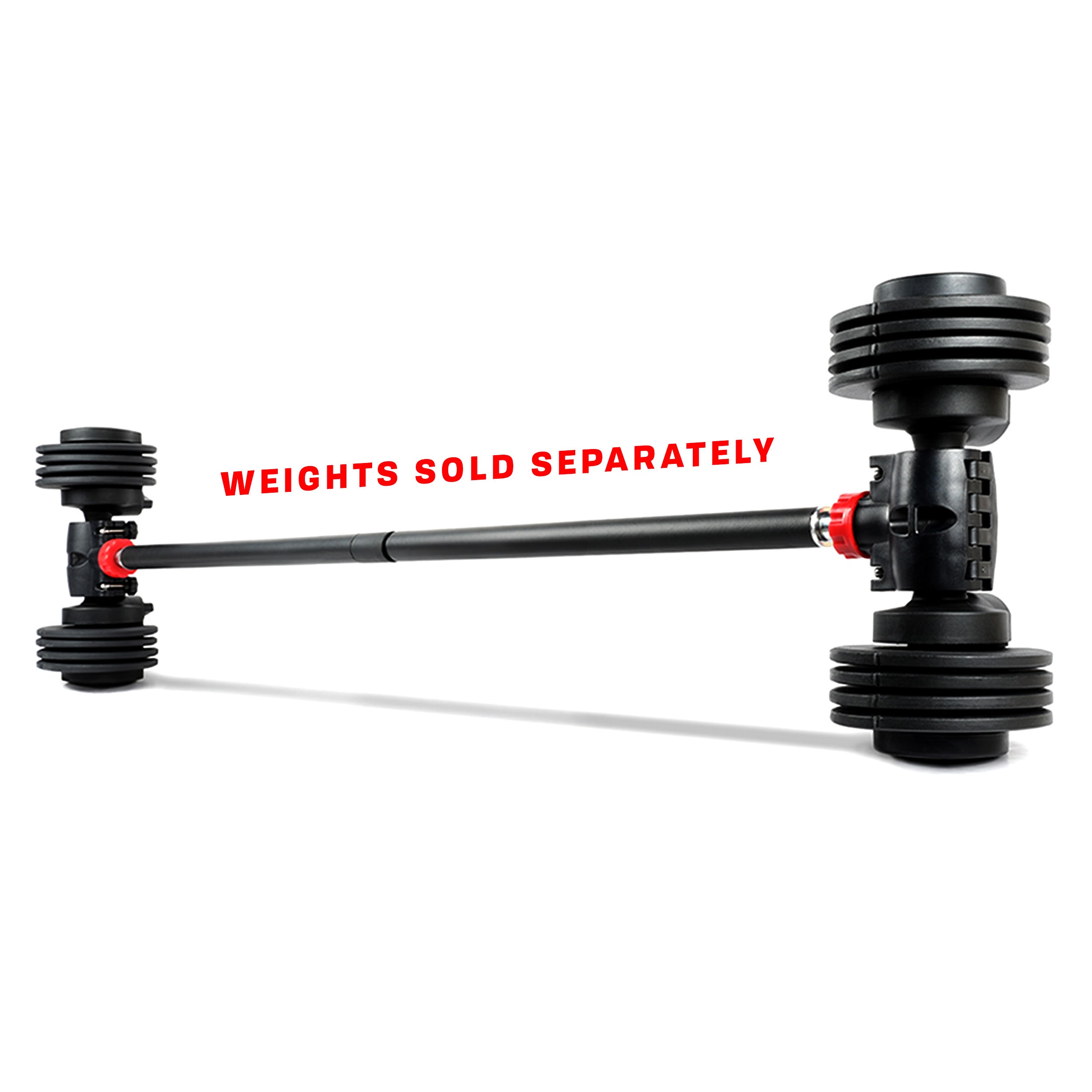 PRCTZ Adjustable Dumbbell to Barbell Converter - Modular Weightlifting Bar for Home Gym Strength Training | Perfect for CrossFit, Powerlifting & Functional Fitness Workouts