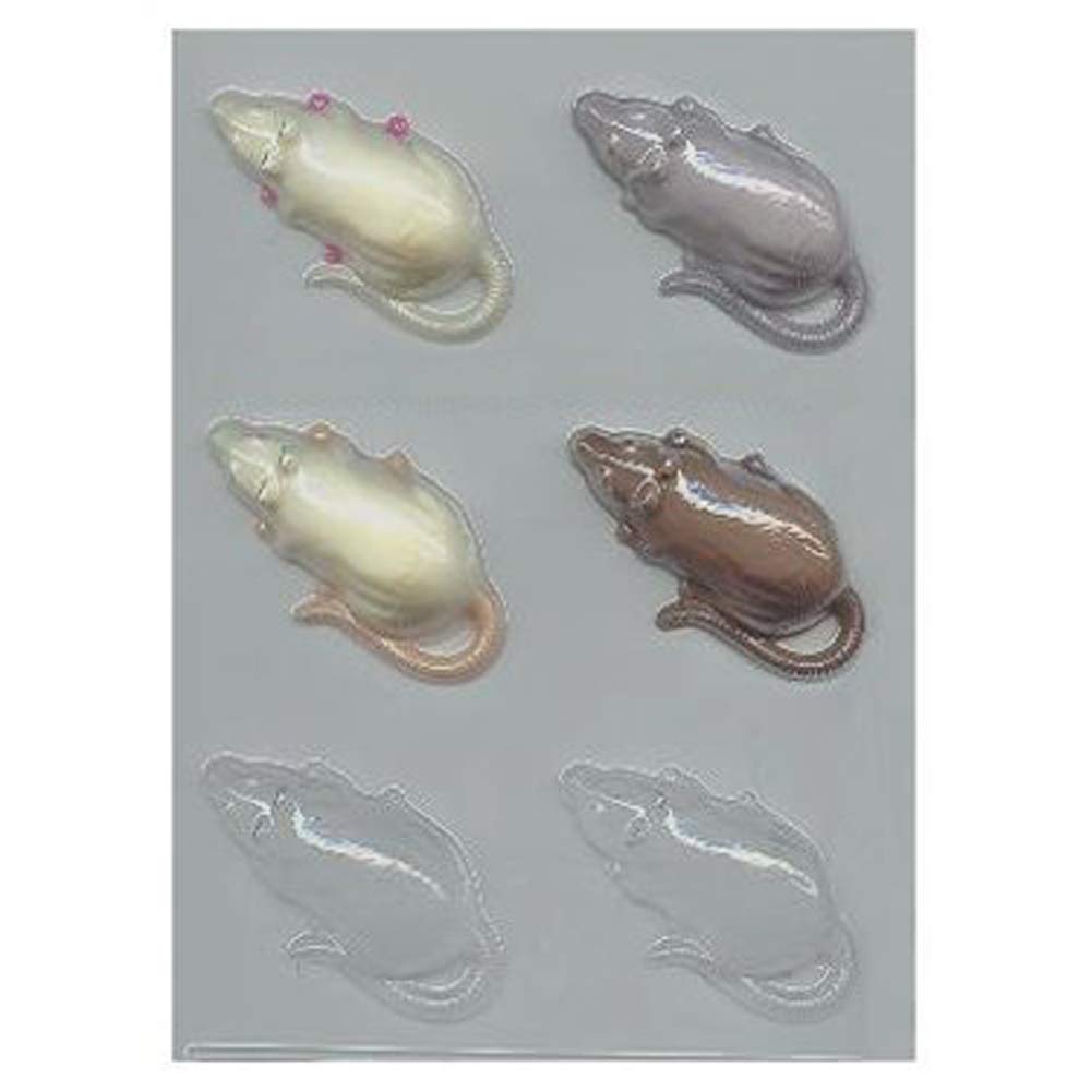 Premium Mice and Rats Silicone Candy Mold - DIY Chocolate, Soap, Candle Making - Perfect for Halloween, Birthday Parties, and Baking Decorations