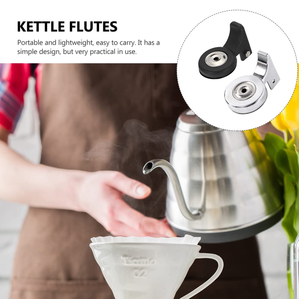 2-Pack Stainless Steel Whistling Kettle Spout Replacement Parts - Loud Tea Kettle Whistle for Stovetop & Electric Kettles - Perfect for Tea Lovers & Kitchen Upgrades (Boiling Water Alert)