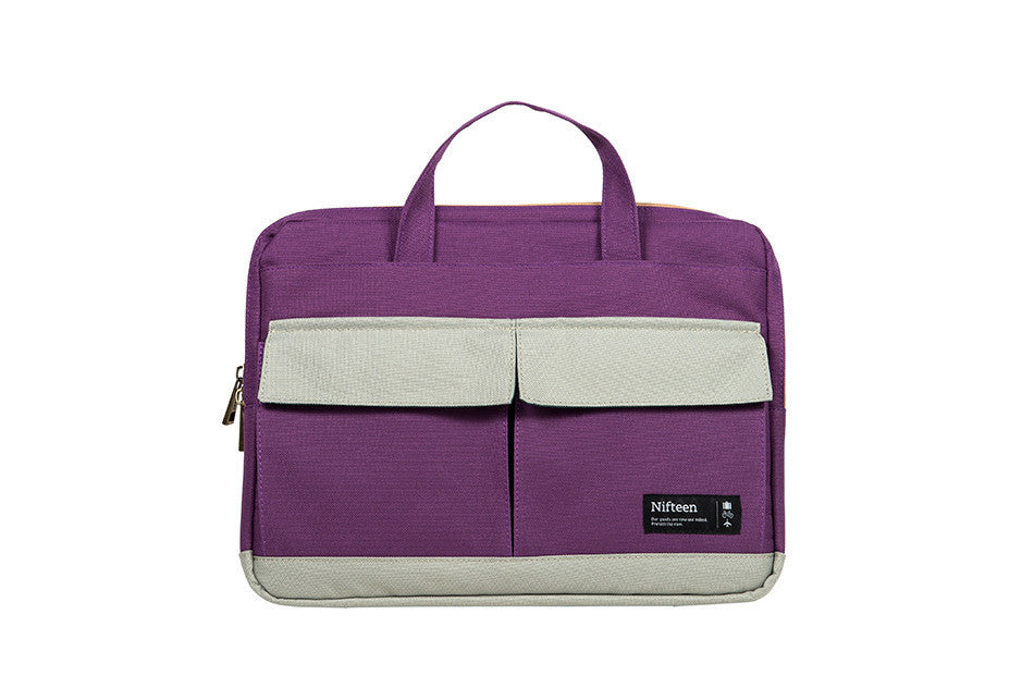 Nifteen Slim Messenger Bag for 13 Inch Laptop - Lightweight & Durable Crossbody Briefcase for Work, School & Travel - Perfect for Business Professionals & College Students
