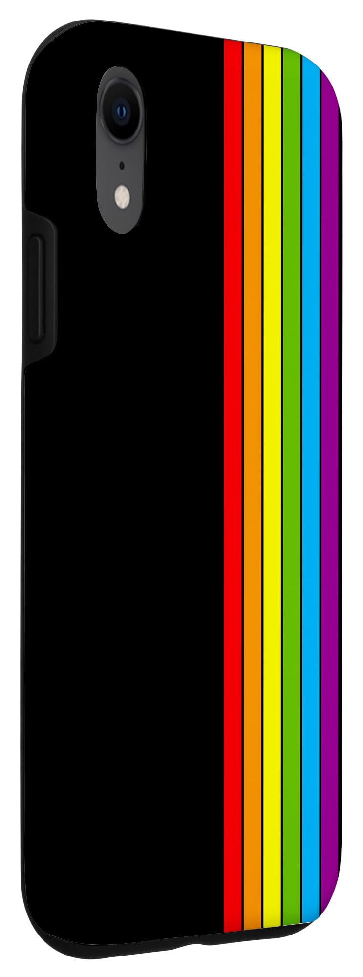 iPhone XR Case - LGBT Rainbow Flag Design, Gay Pride Gift for Boys & Girls - Durable Protective Phone Cover for Daily Use, Travel & Events